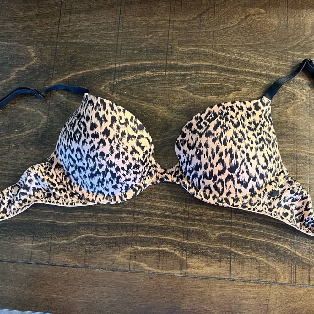 VS Leopard Print Push-Up Bra